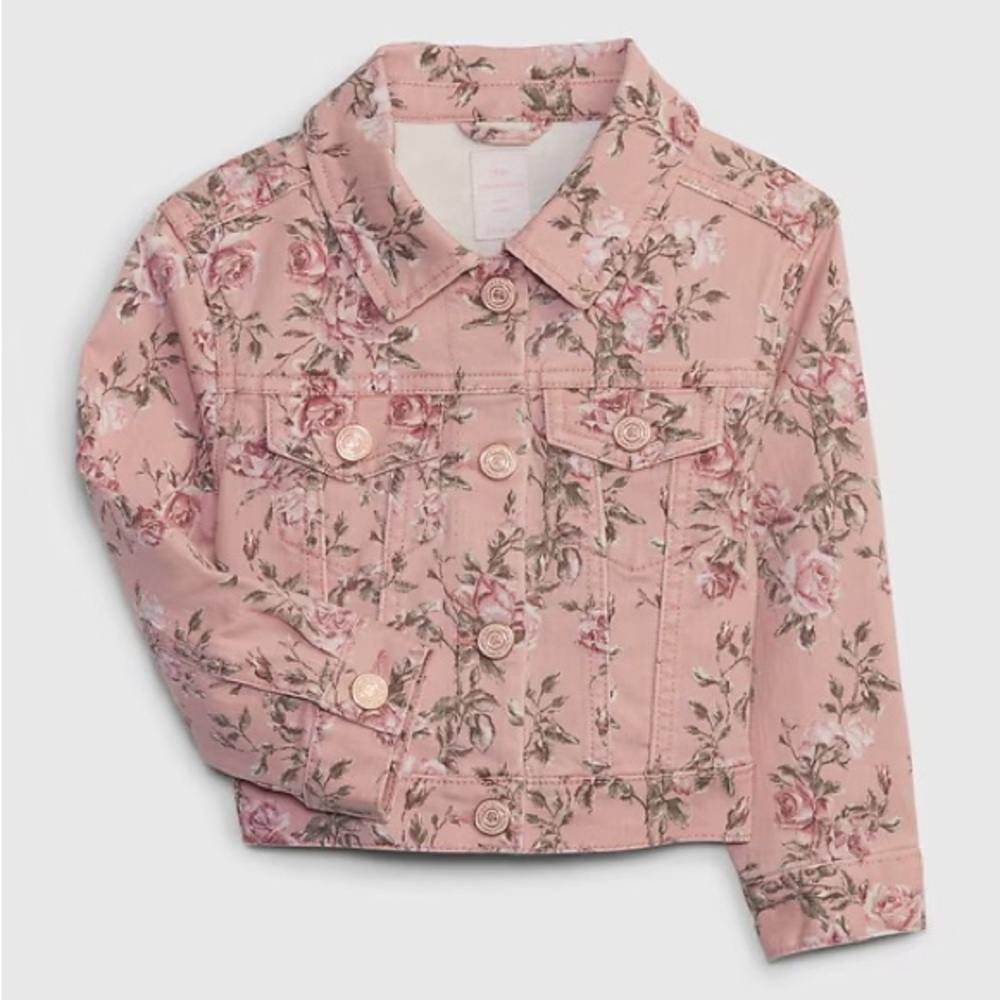 LoveShackFancy Pink Floral Jacket